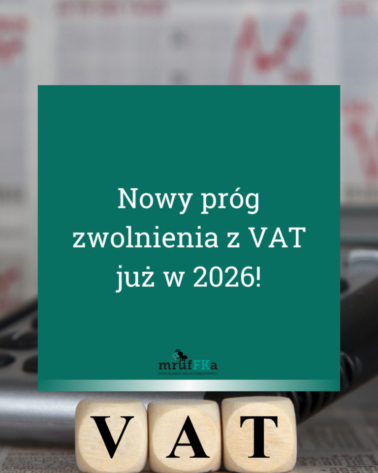 Wzrost limitu zwolnienia z VAT od 2026 roku – co musisz wiedzieć?